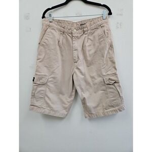 FUBU Shorts Mens 34 Khaki Beige  Fubu New York Y2K